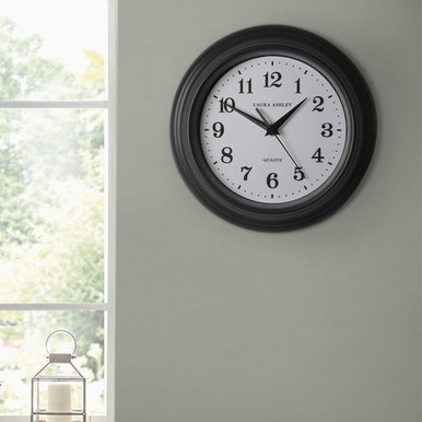 Newgale Charcoal Grey Small Kitchen Clock