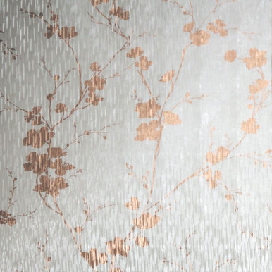 Theia Blossom Mist & Rose Gold Wallpaper