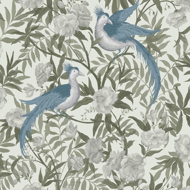 Laura Ashley Osterley Sage Wallpaper