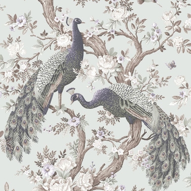 Laura Ashley Belvedere Duck Egg Wallpaper