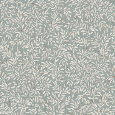 Next Ditsy Leaf Duck Egg Wallpaper