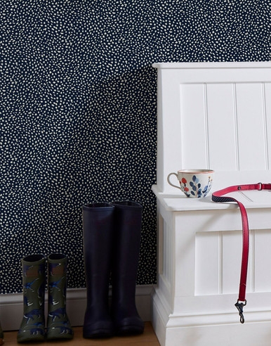 Joules Guinea Spot French Navy Wallpaper