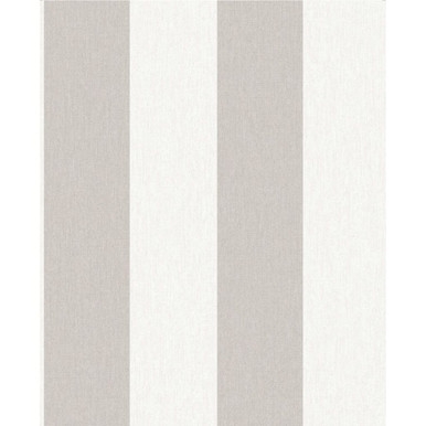 Calico Stripe Natural Wallpaper