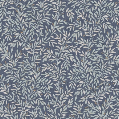 Next Ditsy Leaf Navy Wallpaper