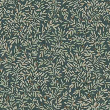 Next Ditsy Leaf Emerald Wallpaper