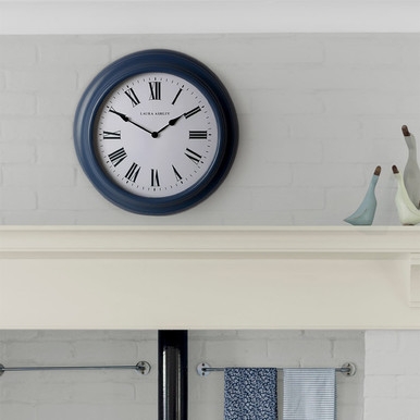 Brookvale Dusky Seaspray Blue Large Station Clock