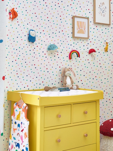 Joules Lynx Multi Spot Wallpaper