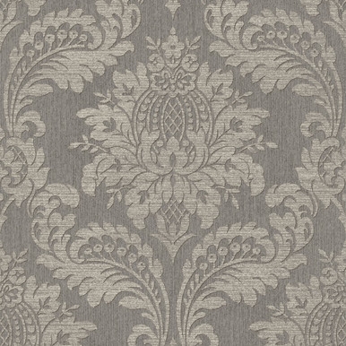 Archive Damask Taupe Wallpaper