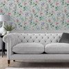 Laura Ashley Poppy Meadow Pale Violet Wallpaper