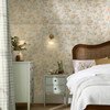 Laura Ashley Rosamund Apricot Wallpaper