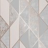 Milan Geo Rose Gold Wallpaper