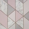 Marble Geo Blush Wallpaper