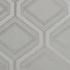 Saville Row Geo Grey Pale Gold Wallpaper