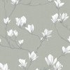 Laura Ashley Magnolia Grove Slate Wallpaper