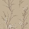 Laura Ashley Pussy Willow Natural Wallpaper