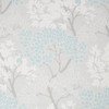 Fresco Lykke Tree Sky Blue Floral Wallpaper