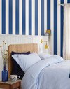 Joules Harborough Stripe Coast Blue Wallpaper