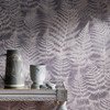 Woodland Fern Pewter Wallpaper by Clarissa Hulse