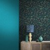 Tisbury Teal Wallpaper by Clarissa Hulse