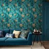 Canopy Peacock Wallpaper by Clarissa Hulse