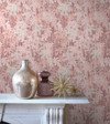 Canopy Antique Rose Wallpaper by Clarissa Hulse