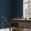 Organic Plain Navy Wallpaper