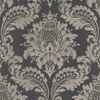 Archive Damask Black And Gold Wallpaper