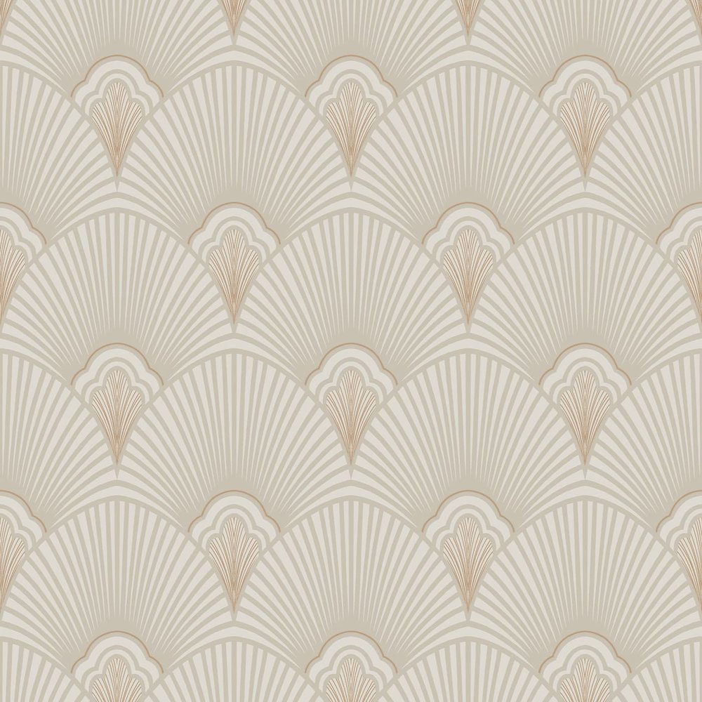 Art Deco Neutral Wallpaper