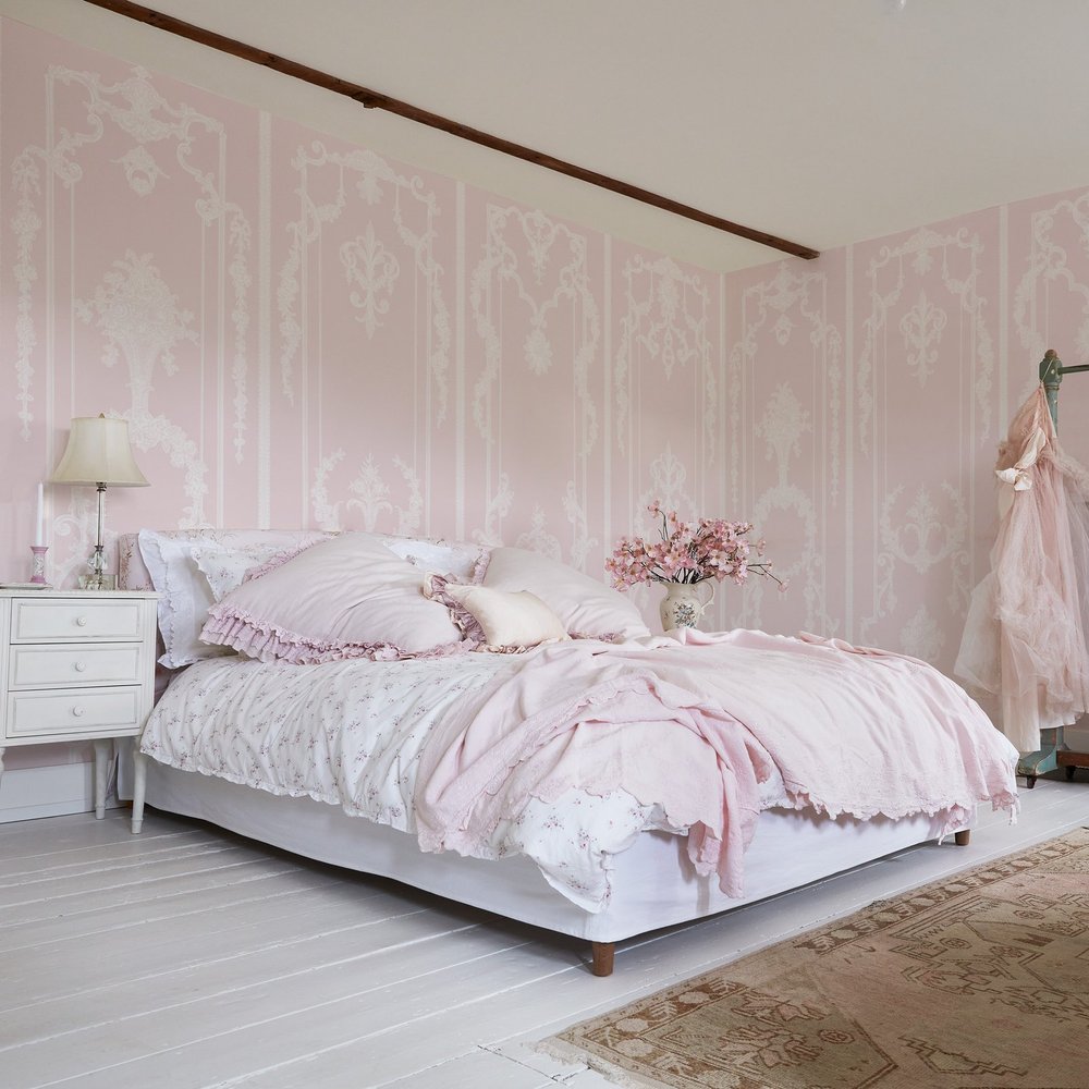 Panel Francaise Pink Bespoke Mural