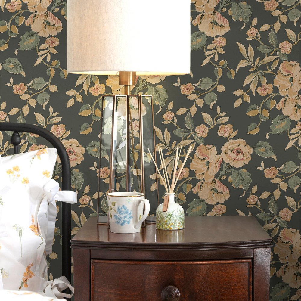 Laura Ashley Alyworth Trail Fern Wallpaper