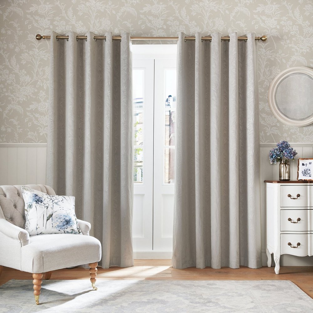 Laura Ashley Lloyd Dove Grey Wallpaper