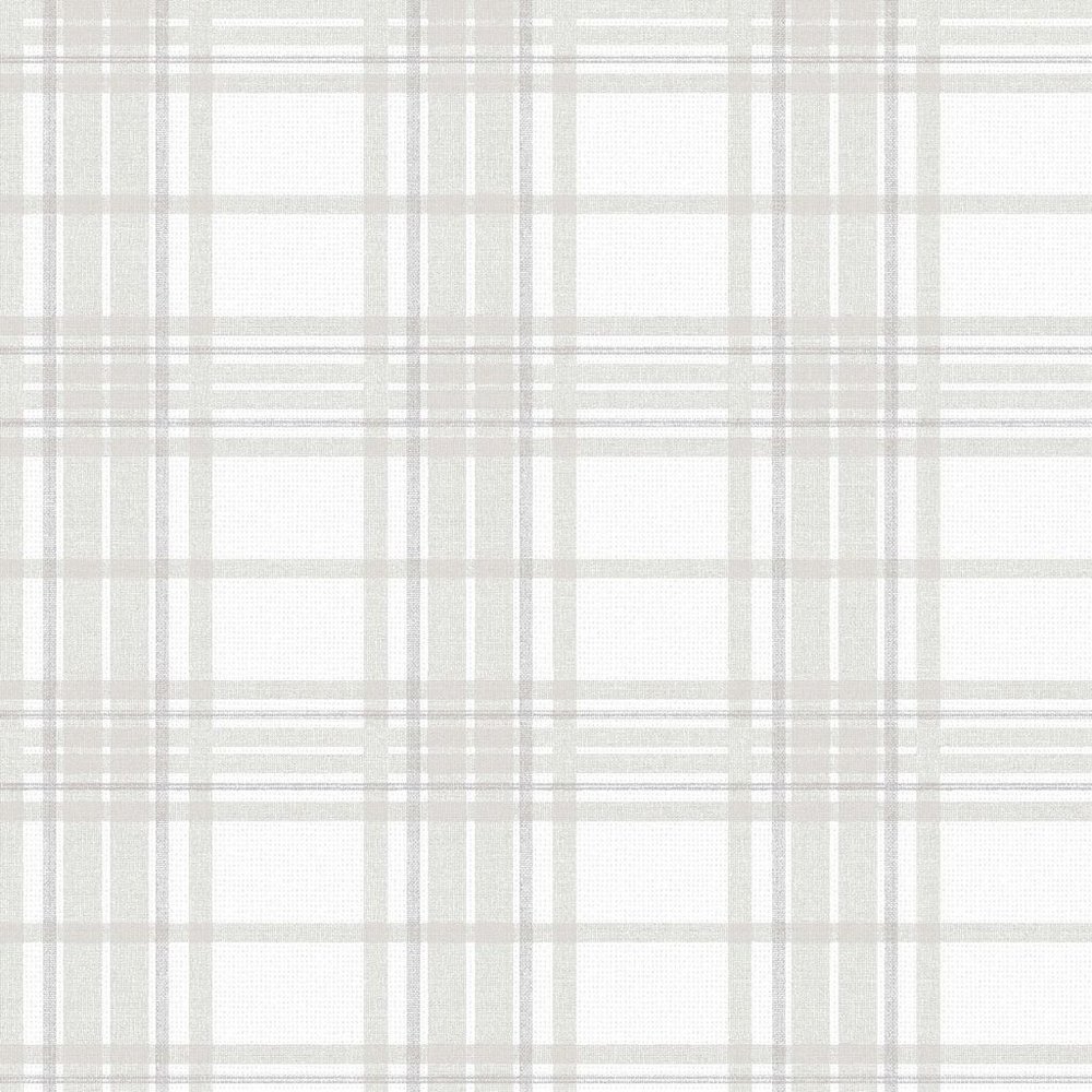 Country Tartan Natural Wallpaper