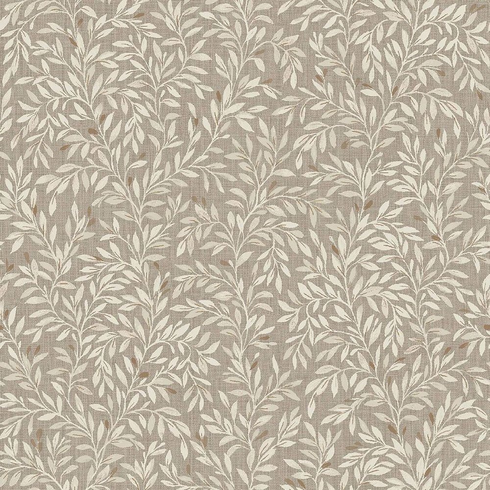 Next Ditsy Leaf Neutral Wallpaper