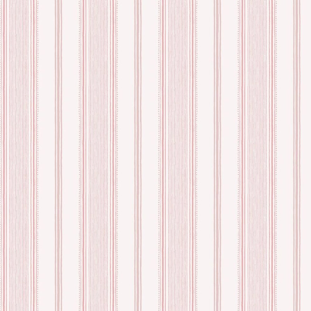 Laura Ashley Heacham Stripe Blush Wallpaper