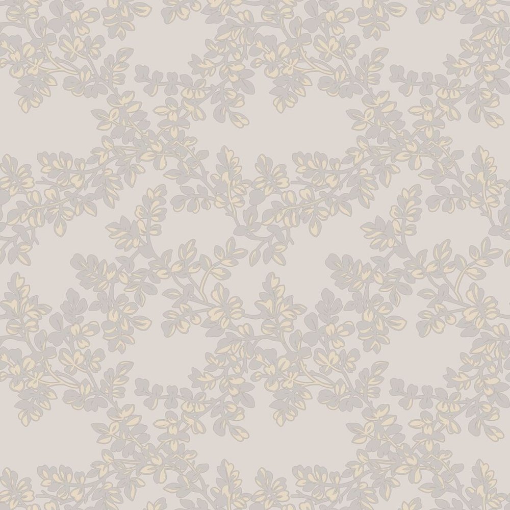 Laura Ashley Burnham Dove Grey Wallpaper